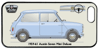 Austin Seven Mini Deluxe 1959-61 Phone Cover Horizontal